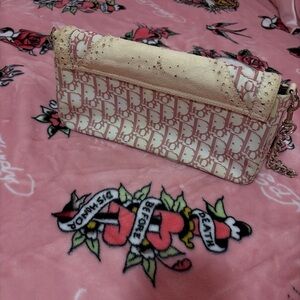 Dior Pink and Cream Clutch